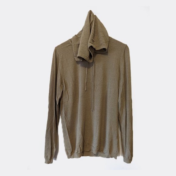 DANIELE FIESOLI - Beige textured hoodie - Size M - Picture 1 of 10